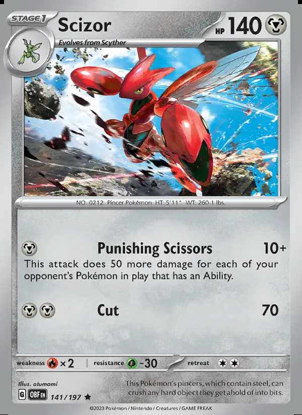 Image of the card Scizor