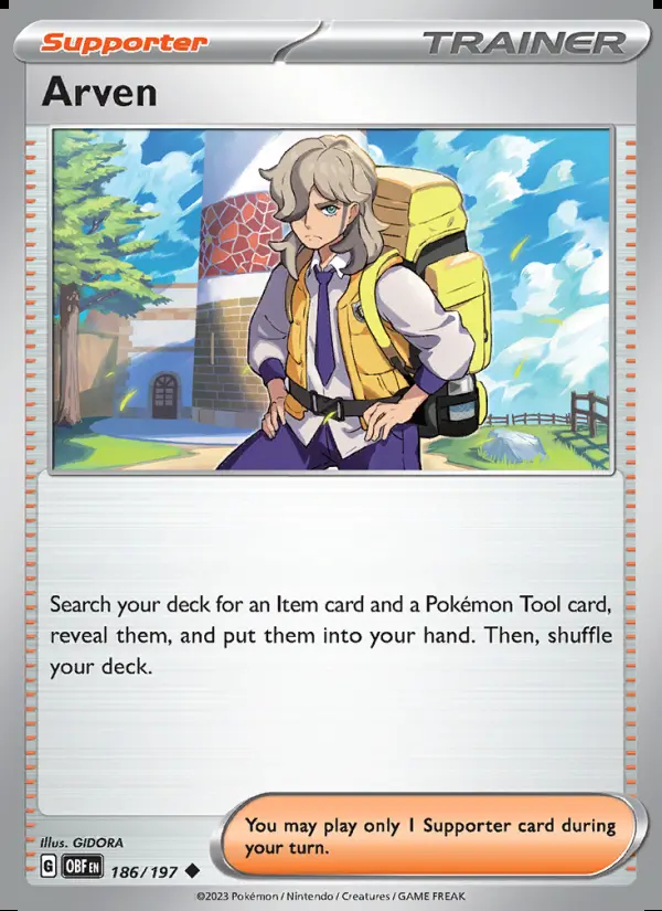 Image of the card Arven