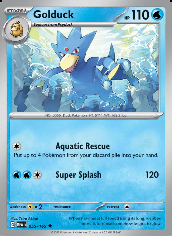 Image of the card Golduck