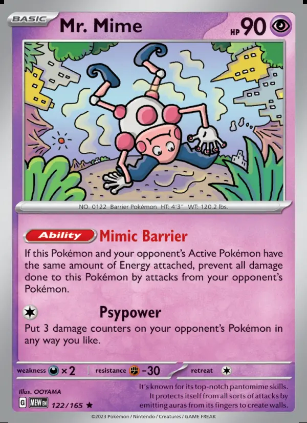 Image of the card Mr. Mime