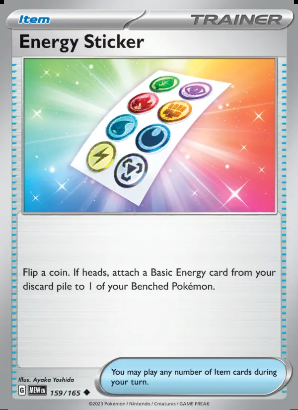 Image of the card Energy Sticker