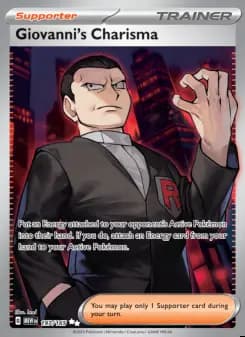 Image of the card Giovanni's Charisma