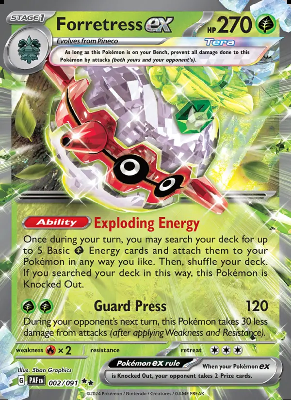 Image of the card Forretress ex