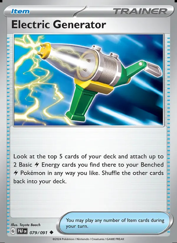 Image of the card Electric Generator