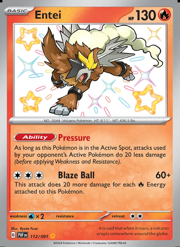 Image of the card Entei