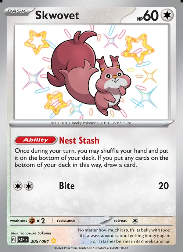 Image of the card Skwovet