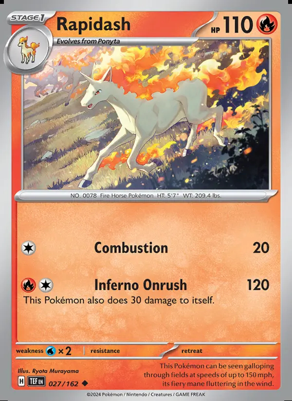Image of the card Rapidash