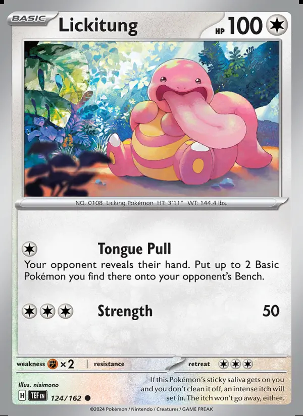 Image of the card Lickitung