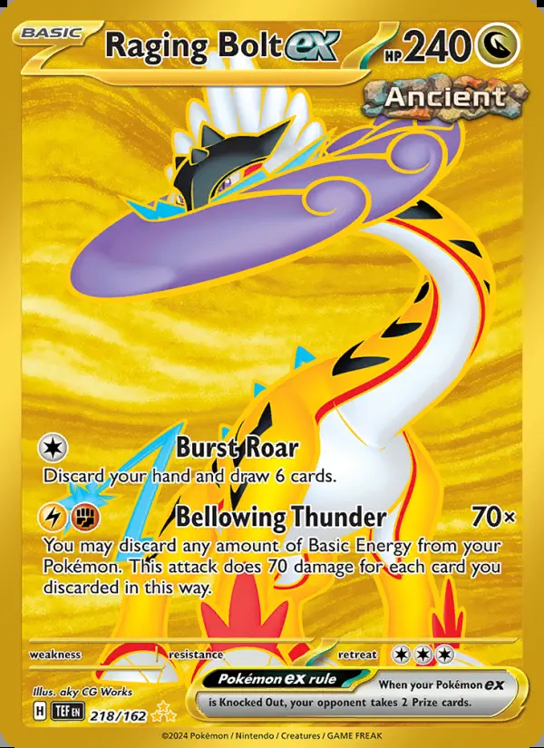 Image of the card Raging Bolt ex
