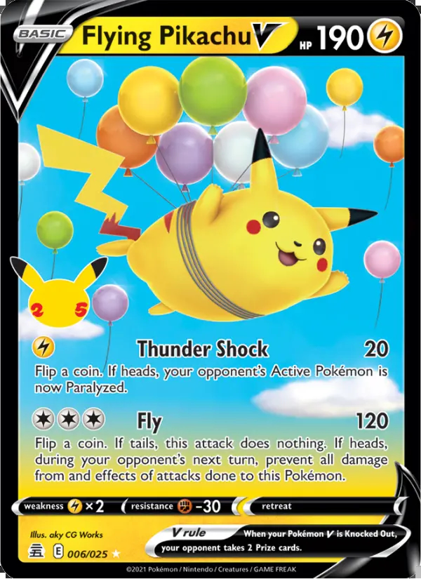 Image of the card Flying Pikachu V