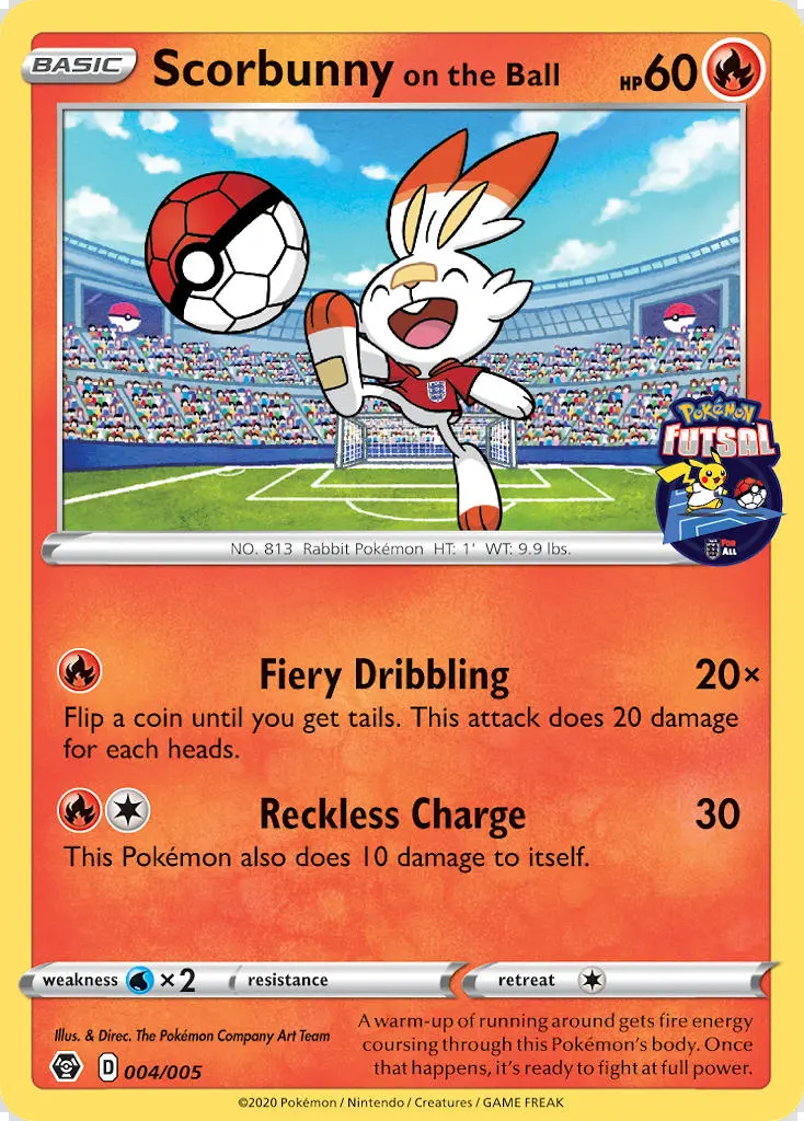 Image of the card Scorbunny on the Ball