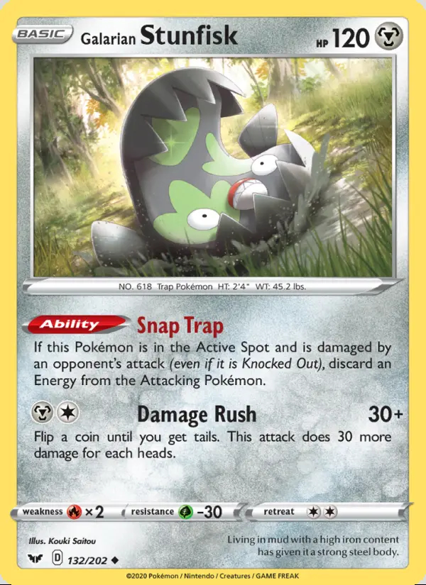 Image of the card Galarian Stunfisk
