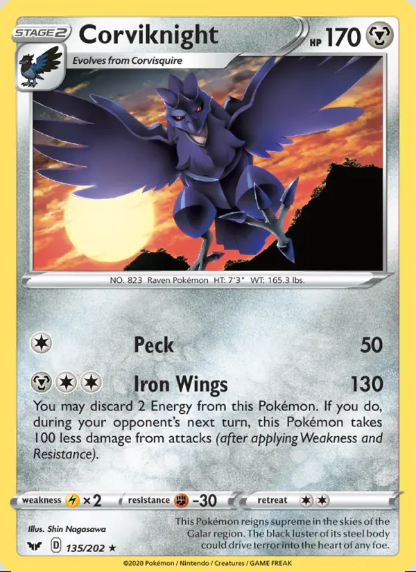 Image of the card Corviknight