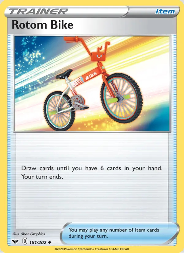 Image of the card Rotom Bike