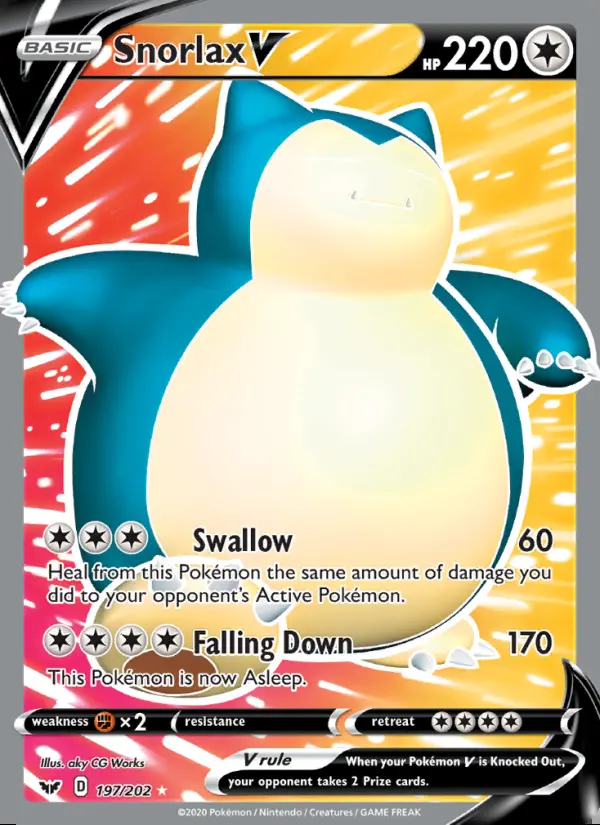 Image of the card Snorlax V