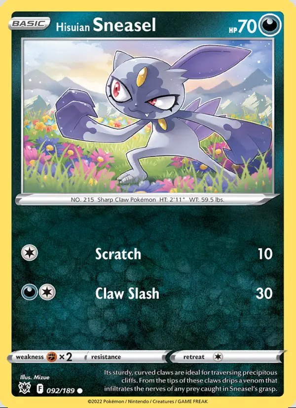 Image of the card Hisuian Sneasel