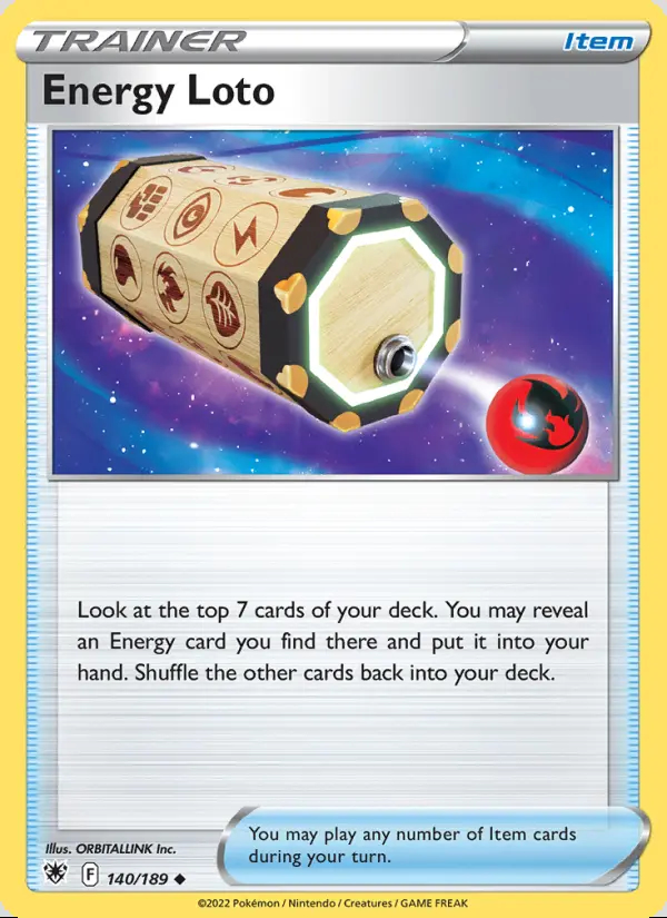 Image of the card Energy Loto