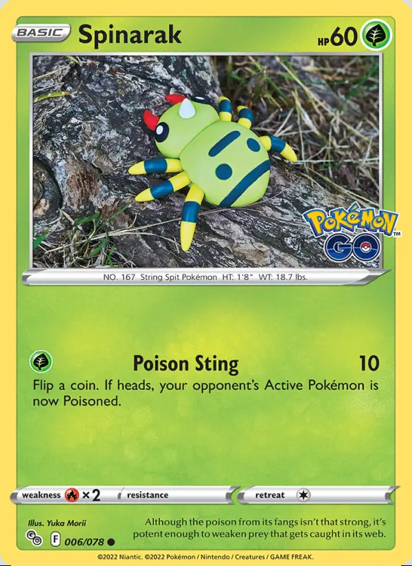 Image of the card Spinarak