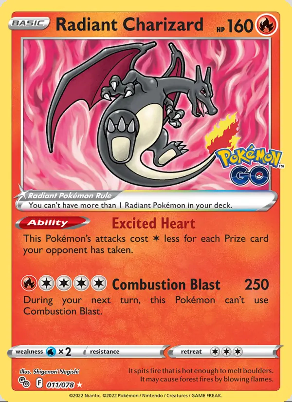 Image of the card Radiant Charizard