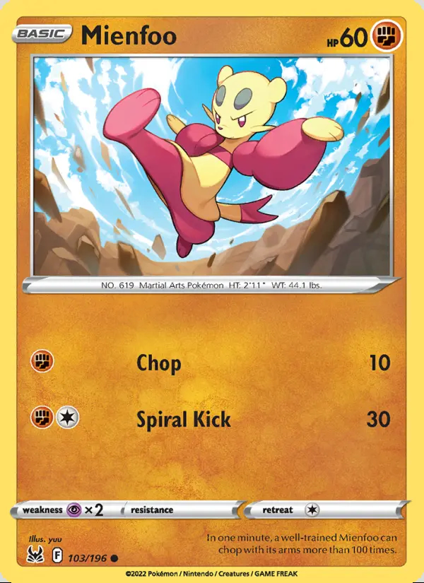 Image of the card Mienfoo