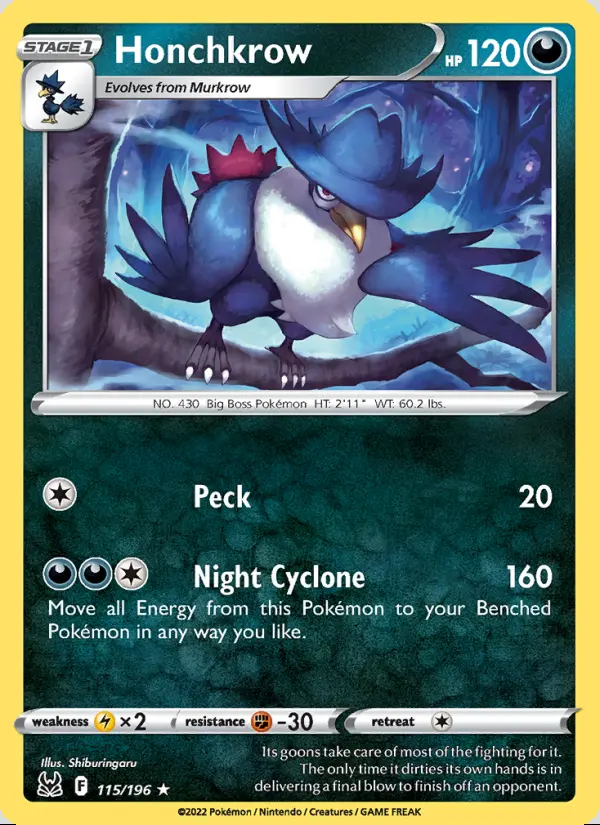Image of the card Honchkrow