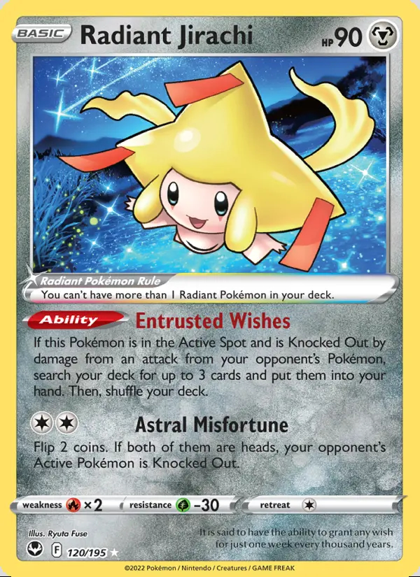 Image of the card Radiant Jirachi