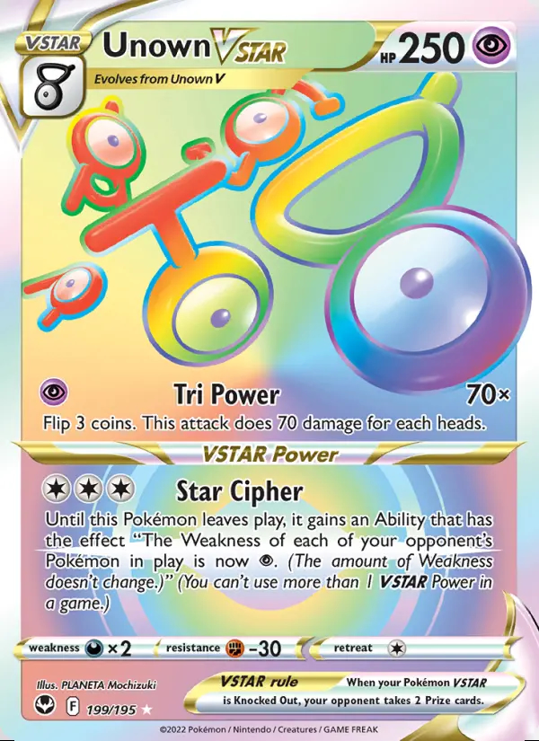 Image of the card Unown VSTAR