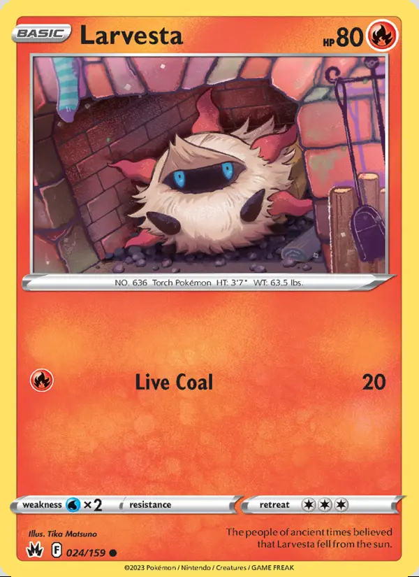 Image of the card Larvesta