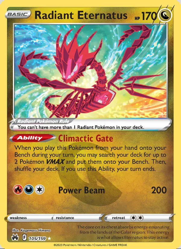 Image of the card Radiant Eternatus