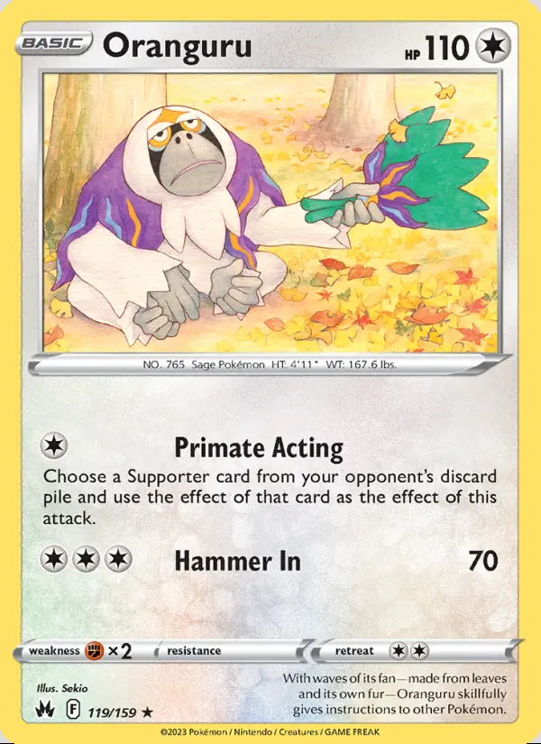Image of the card Oranguru