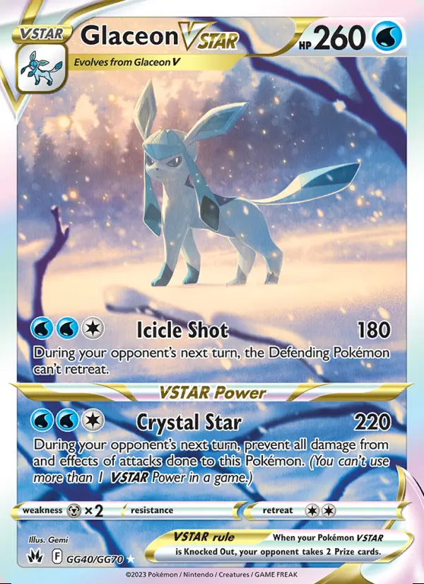 Image of the card Glaceon VSTAR