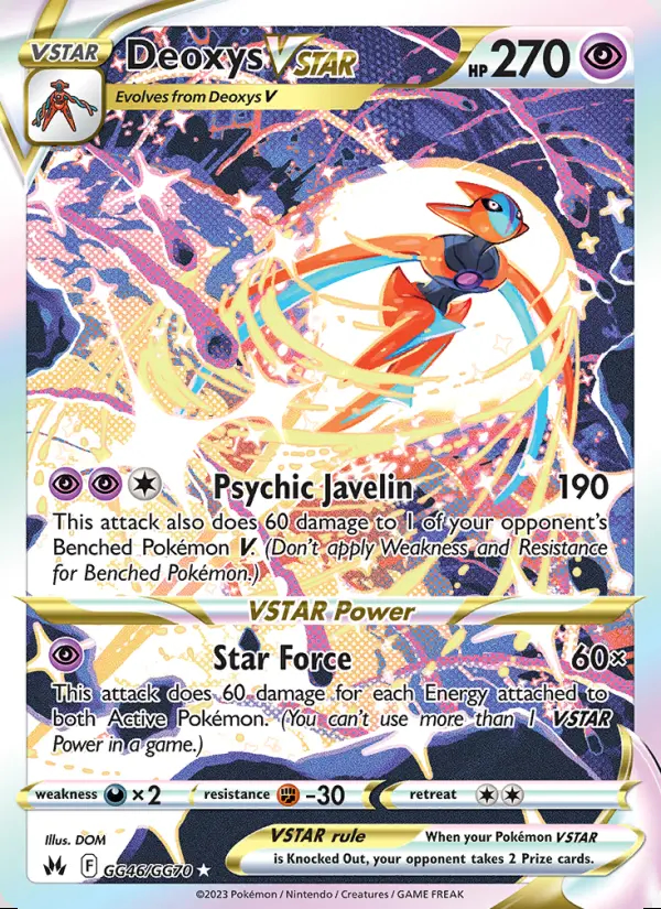 Image of the card Deoxys VSTAR