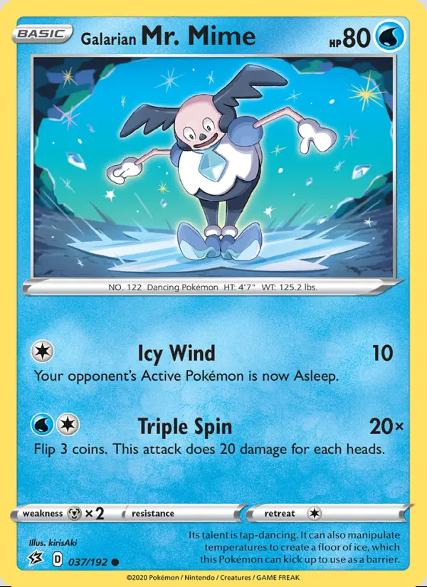 Image of the card Galarian Mr. Mime