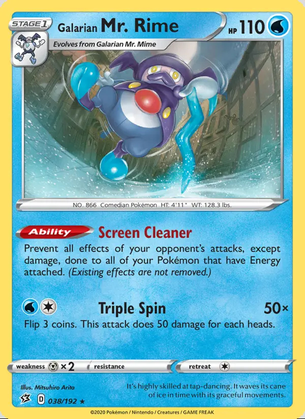 Image of the card Galarian Mr. Rime