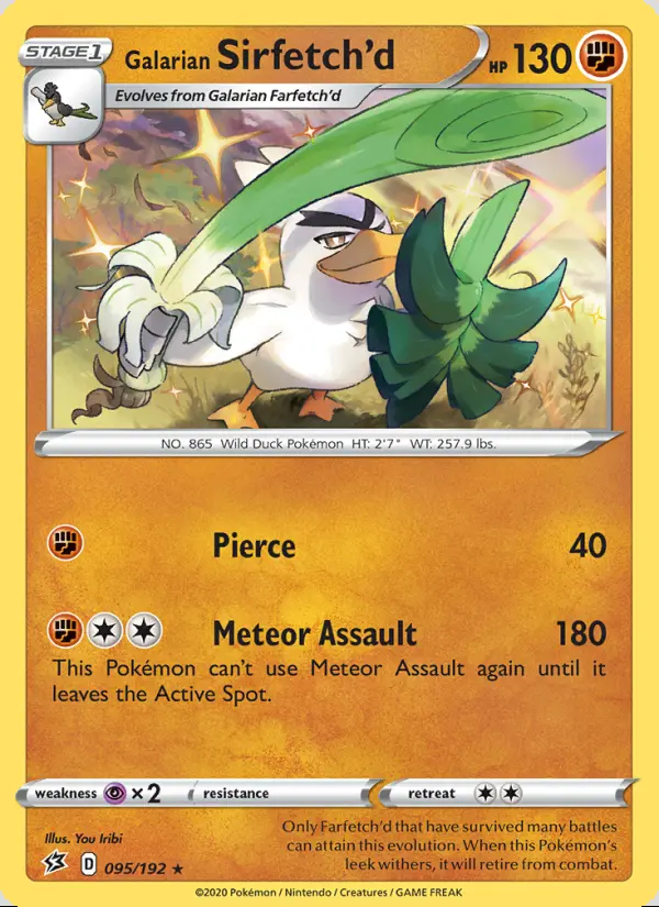 Image of the card Galarian Sirfetch'd