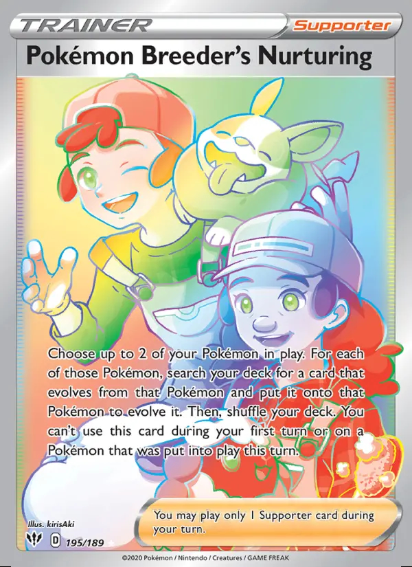 Image of the card Pokémon Breeder's Nurturing