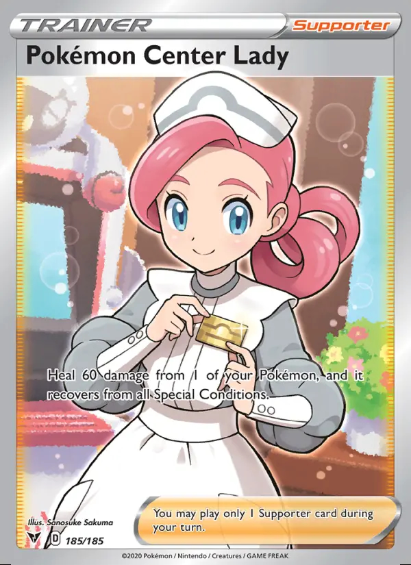 Image of the card Pokémon Center Lady