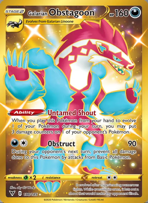 Image of the card Galarian Obstagoon