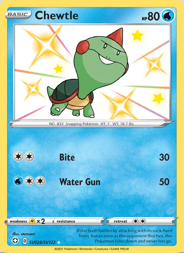 Image of the card Chewtle
