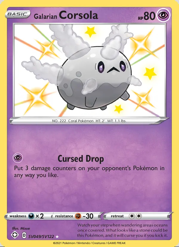 Image of the card Galarian Corsola