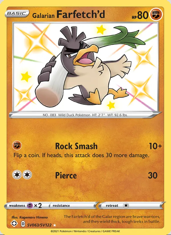 Image of the card Galarian Farfetch'd