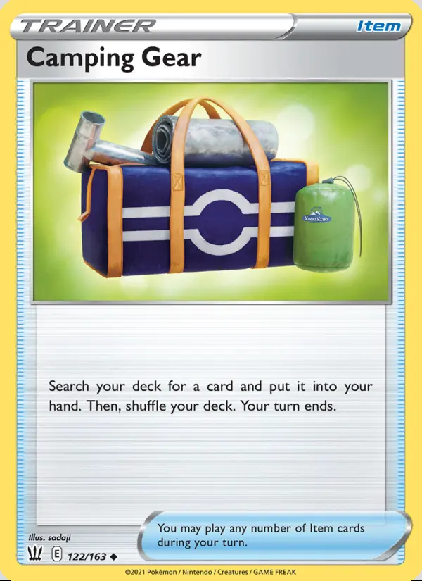 Image of the card Camping Gear