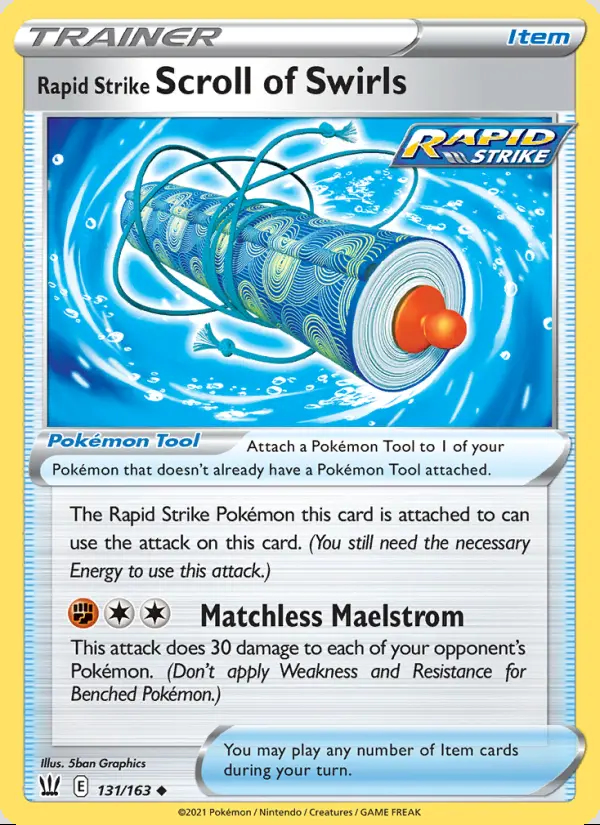 Image of the card Rapid Strike Scroll of Swirls