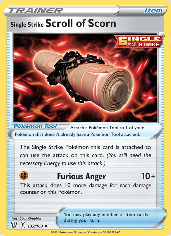 Image of the card Single Strike Scroll of Scorn