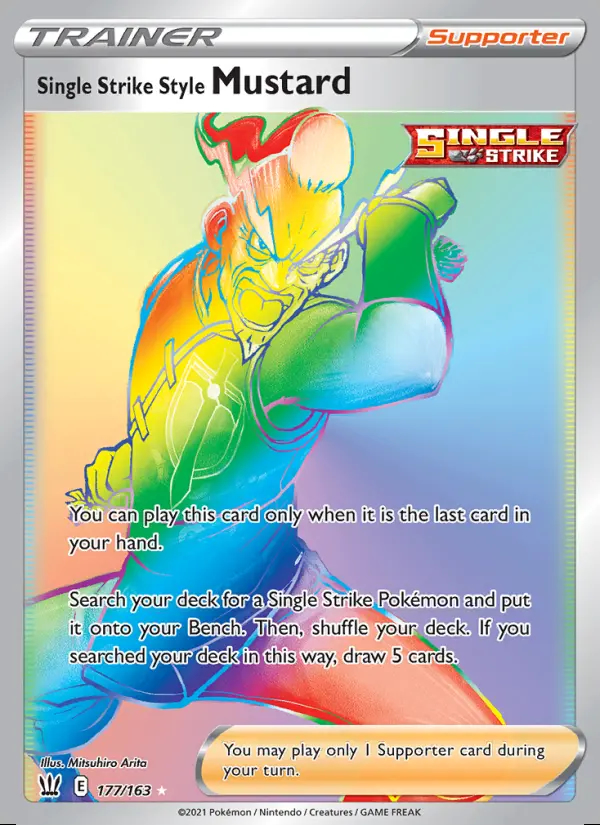 Image of the card Single Strike Style Mustard