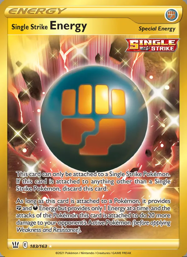 Image of the card Single Strike Energy