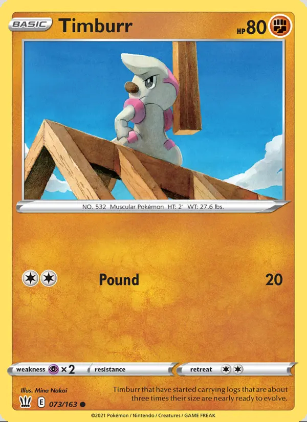 Image of the card Timburr