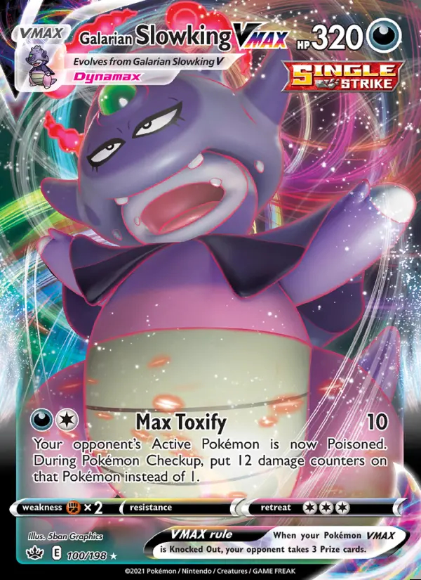 Image of the card Galarian Slowking VMAX