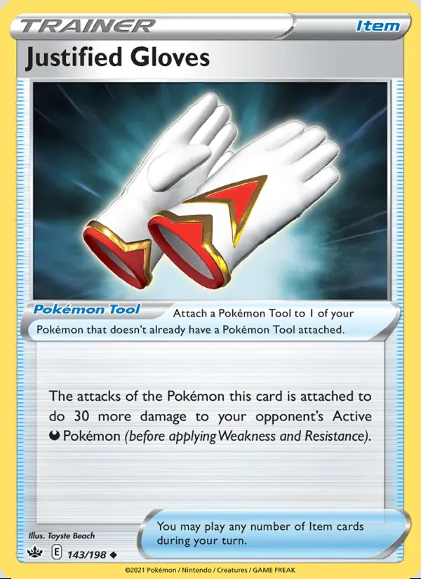 Image of the card Justified Gloves