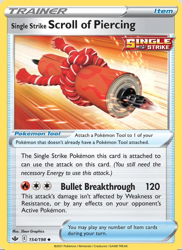 Image of the card Single Strike Scroll of Piercing